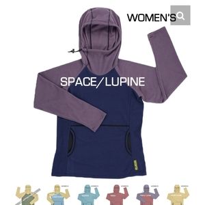 Space/lupine microgrid v2 Melanzana hoodie